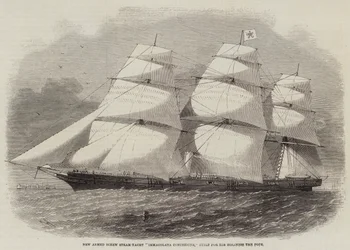 New Armed Screw Steam-Yacht Immacolata Concezione, built for His Holiness the Pope